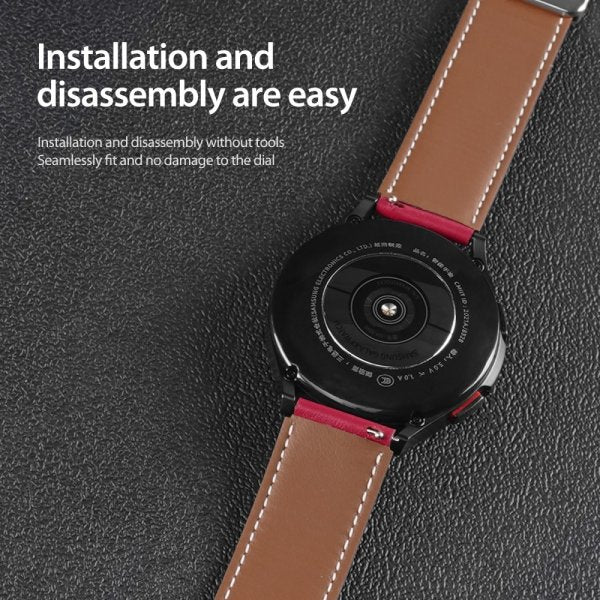 Dux Ducis Samsung Galaxy Watch 20 mm Armbånd YA Series Rød