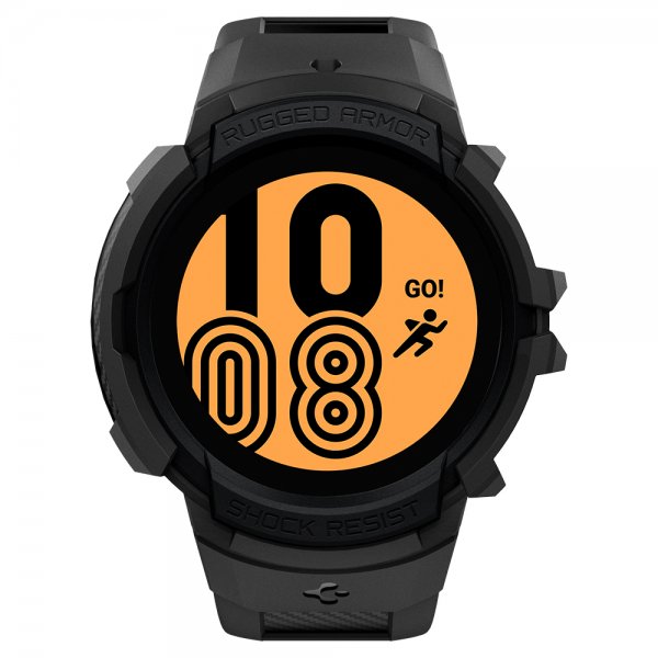Spigen Samsung Galaxy Watch 4/5 40mm Skal med rem Rugged Armor Pro Sort