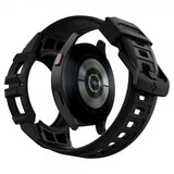 Spigen Samsung Galaxy Watch 4/5 40mm Skal med Armbånd Rugged Armor Pro Charcoal Gray
