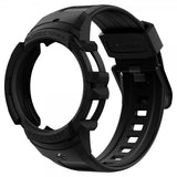Spigen Samsung Galaxy Watch 4/5 40mm Skal med Armbånd Rugged Armor Pro Charcoal Gray