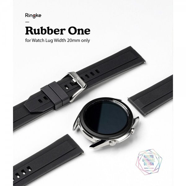 Ringke Samsung Galaxy Watch 20mm Rem Silikone One Band Sort