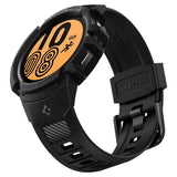Spigen Samsung Galaxy Watch 4/5 44mm Cover og Rem Rugged Armor Pro Sort
