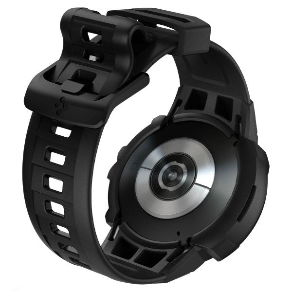 Spigen Samsung Galaxy Watch 4/5 44mm Cover og Rem Rugged Armor Pro Sort