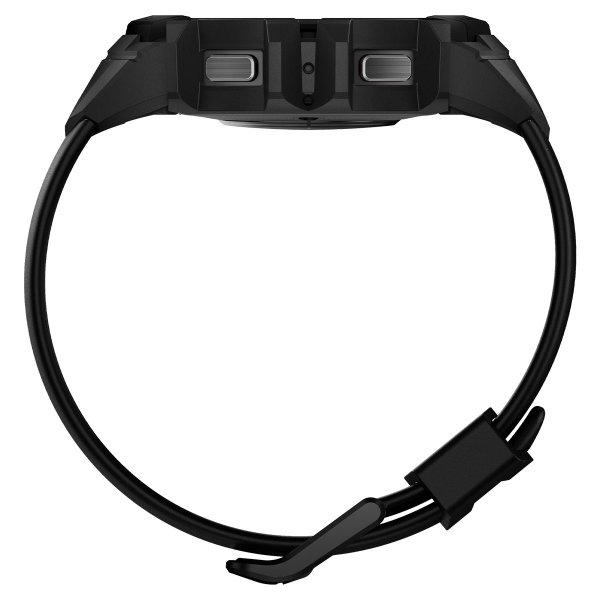 Spigen Samsung Galaxy Watch 4/5 44mm Cover og Rem Rugged Armor Pro Sort