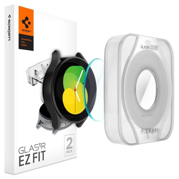 Spigen Samsung Galaxy Watch 4/5 44mm Skærmbeskyttelse GLAS.tR EZ Fit 2-pak