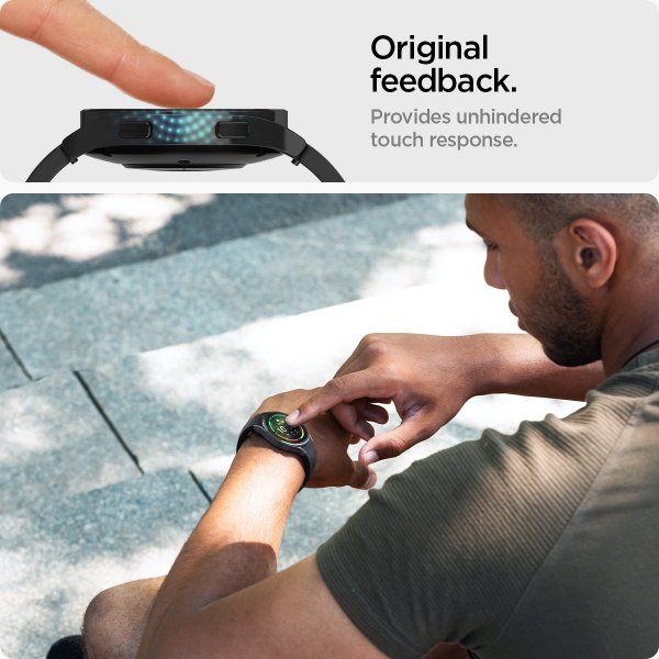 Spigen Samsung Galaxy Watch 4/5 44mm Skærmbeskyttelse GLAS.tR EZ Fit 2-pak