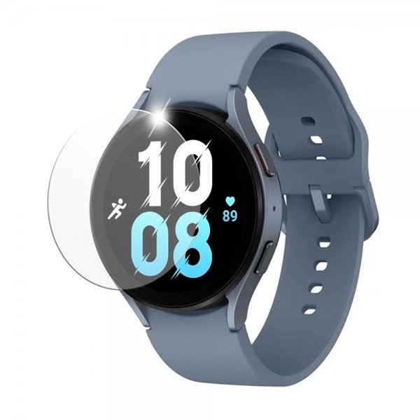 Fast Samsung Galaxy Watch 4/5 44mm Skærmbeskyttelse Hærdet Glas 2-pak