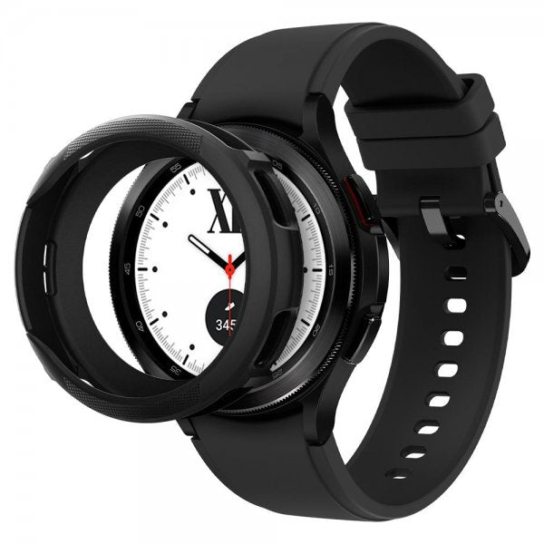 Spigen Samsung Galaxy Watch 4 Classic 42 mm cover Liquid Air Mat sort