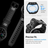 Spigen Samsung Galaxy Watch 5 Pro 45mm Cover og Rem Rugged Armor Pro Sort