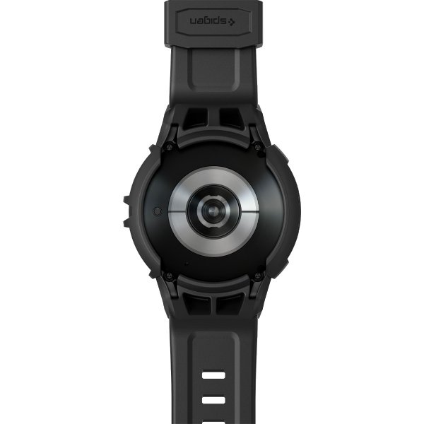Spigen Samsung Galaxy Watch 5 Pro 45mm Cover og Rem Rugged Armor Pro Sort
