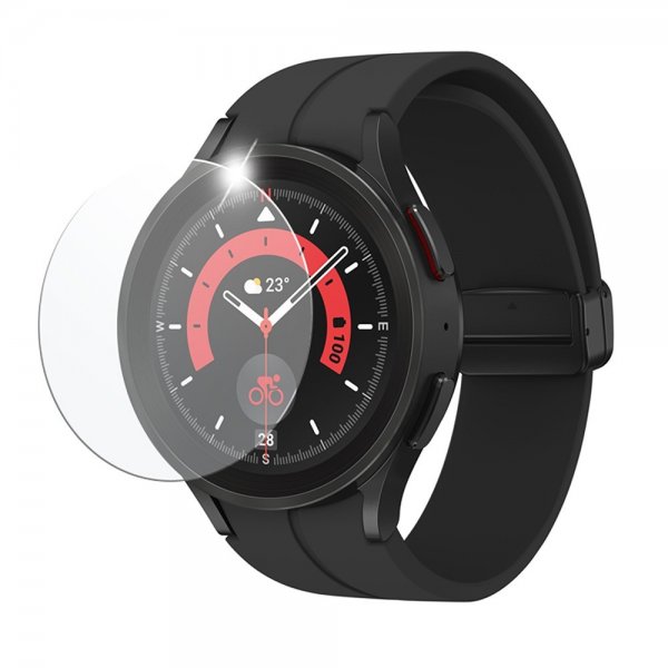 Fast Samsung Galaxy Watch 5 Pro 45mm Skærmbeskyttelse Hærdet Glas 2-pak