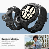 Spigen Samsung Galaxy Watch 6 40mm Urkasse og Rem Rugged Armor Pro Sort