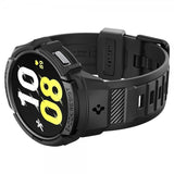 Spigen Samsung Galaxy Watch 6 40mm Urkasse og Rem Rugged Armor Pro Sort