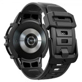 Spigen Samsung Galaxy Watch 6 40mm Urkasse og Rem Rugged Armor Pro Sort