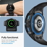 Spigen Samsung Galaxy Watch 6 44mm Cover og Rem Rugged Armor Pro Sort
