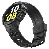 Spigen Samsung Galaxy Watch 6 44mm Cover og Rem Rugged Armor Pro Sort