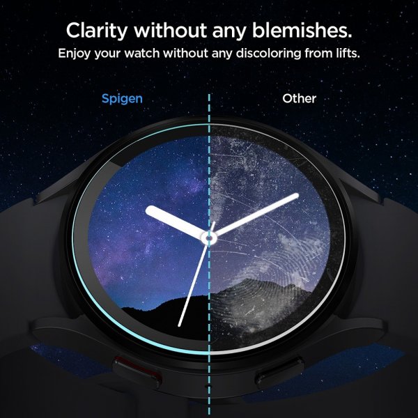 Spigen Samsung Galaxy Watch 6 44mm Skærmbeskyttelse GLAS.tR EZ Fit 2-pak