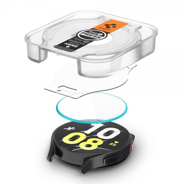 Spigen Samsung Galaxy Watch 6 44mm Skærmbeskyttelse GLAS.tR EZ Fit 2-pak