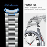 Spigen Samsung Galaxy Watch 6 Classic 47mm Armbånd Modern Fit 316L Sølv