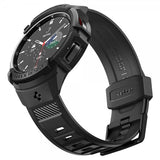 Spigen Samsung Galaxy Watch 6 Classic 47mm Skal og Armbånd Rugged Armor Pro Sort