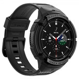 Spigen Samsung Galaxy Watch 6 Classic 47mm Skal og Armbånd Rugged Armor Pro Sort
