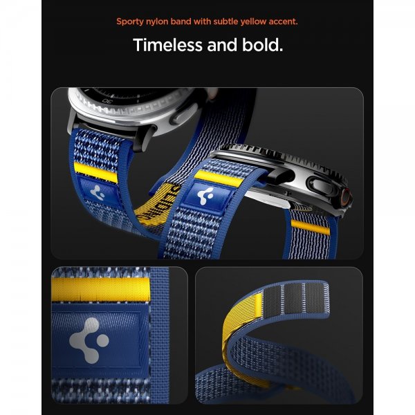 Spigen Samsung Galaxy Watch 8 40/44mm/Classic 46mm Rem Athlex Air Active Navy