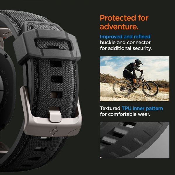 Spigen Samsung Galaxy Watch 8 40/44mm/Classic 46mm Rem DuraPro Armor Sort
