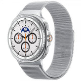 Spigen Samsung Galaxy Watch 8 40/44mm/Classic 46mm Rem Metal Fit Sølv