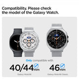 Spigen Samsung Galaxy Watch 8 40/44mm/Classic 46mm Rem Metal Fit Sølv