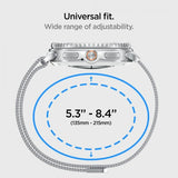 Spigen Samsung Galaxy Watch 8 40/44mm/Classic 46mm Rem Metal Fit Sølv