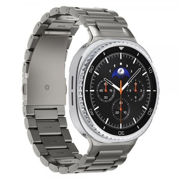 Spigen Samsung Galaxy Watch 8 40/44mm/Classic 46mm Armbånd Modern Fit Titanium Natural Titanium