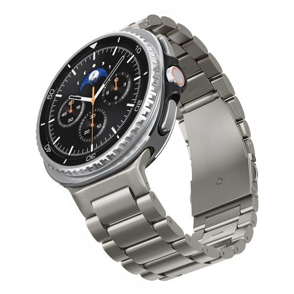 Spigen Samsung Galaxy Watch 8 40/44mm/Classic 46mm Armbånd Modern Fit Titanium Natural Titanium