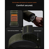 Spigen Samsung Galaxy Watch 8 40/44mm/Classic 46mm Rem WBF0 Grøn