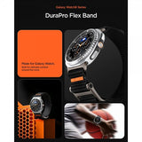 Spigen Samsung Galaxy Watch 8 40/44mm/Classic 46mm Rem DuraPro Flex Sort