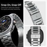 Spigen Samsung Galaxy Watch 8 40/44mm/Classic 46mm Rem Modern Fit Sølv