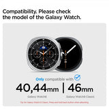 Spigen Samsung Galaxy Watch 8 40/44mm/Classic 46mm Rem Modern Fit Sølv