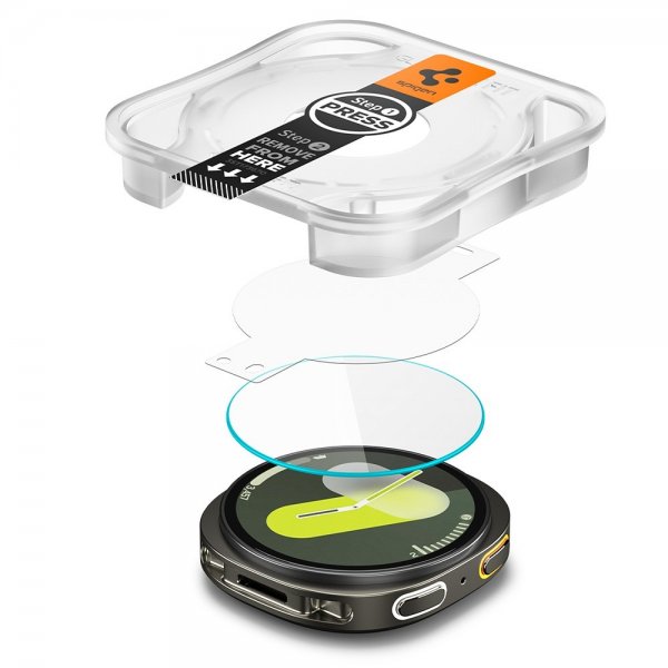 Spigen Samsung Galaxy Watch 8 44mm Skærmbeskyttelse GLAS.tR EZ Fit 2-pak