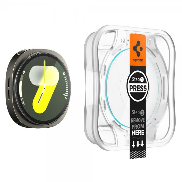Spigen Samsung Galaxy Watch 8 44mm Skærmbeskyttelse GLAS.tR EZ Fit 2-pak