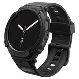 Spigen Samsung Galaxy Watch 8 44mm Armbånd og Cover Rugged Armor Pro Mat Sort