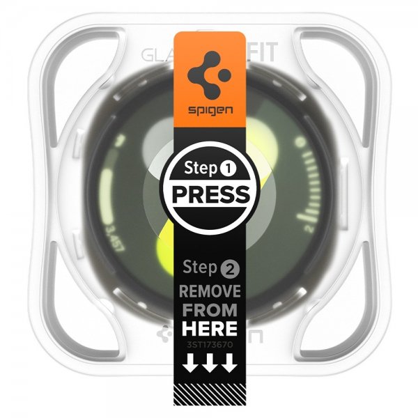 Spigen Samsung Galaxy Watch 8 40mm Skærmbeskyttelse GLAS.tR EZ Fit 2-pak