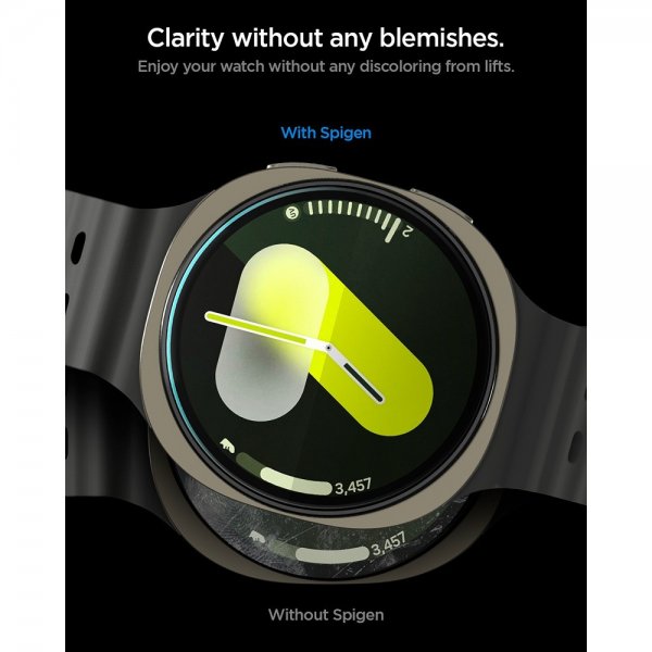 Spigen Samsung Galaxy Watch 8 40mm Skærmbeskyttelse GLAS.tR EZ Fit 2-pak