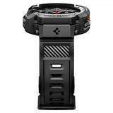 Spigen Samsung Galaxy Watch 8 Classic 46mm Armbånd og Cover Rugged Armor Pro Mat Sort