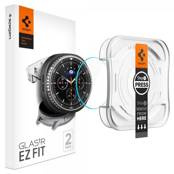 Spigen Samsung Galaxy Watch 8 Classic 46mm Skærmbeskytter GLAS.tR EZ Fit 2-pak