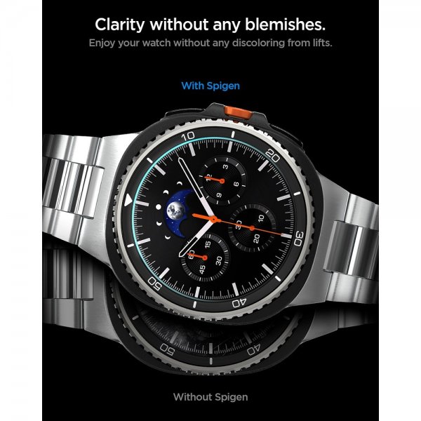 Spigen Samsung Galaxy Watch 8 Classic 46mm Skærmbeskytter GLAS.tR EZ Fit 2-pak