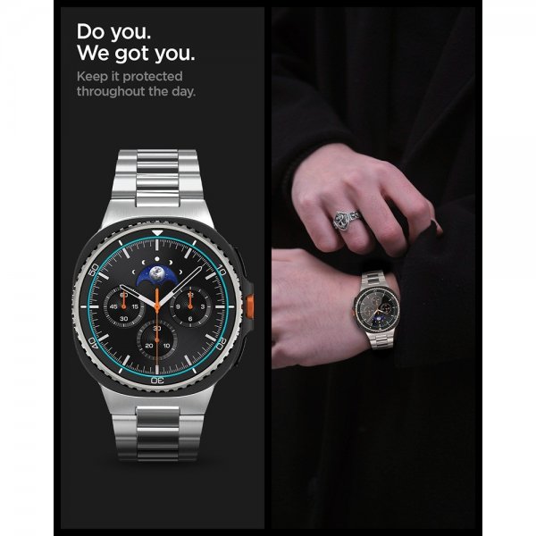 Spigen Samsung Galaxy Watch 8 Classic 46mm Skærmbeskytter GLAS.tR EZ Fit 2-pak