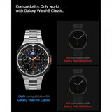 Spigen Samsung Galaxy Watch 8 Classic 46mm Skærmbeskytter GLAS.tR EZ Fit 2-pak