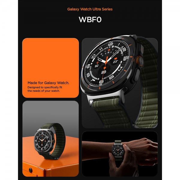 Spigen Samsung Galaxy Watch Ultra 47mm Rem WBF0 Grøn