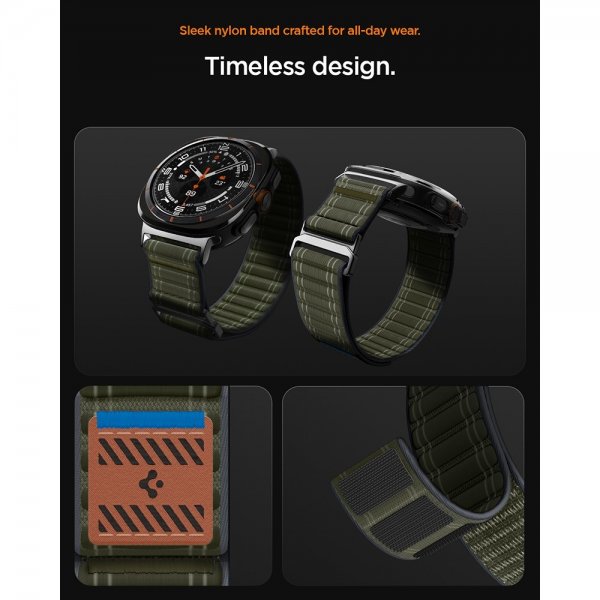Spigen Samsung Galaxy Watch Ultra 47mm Rem WBF0 Grøn