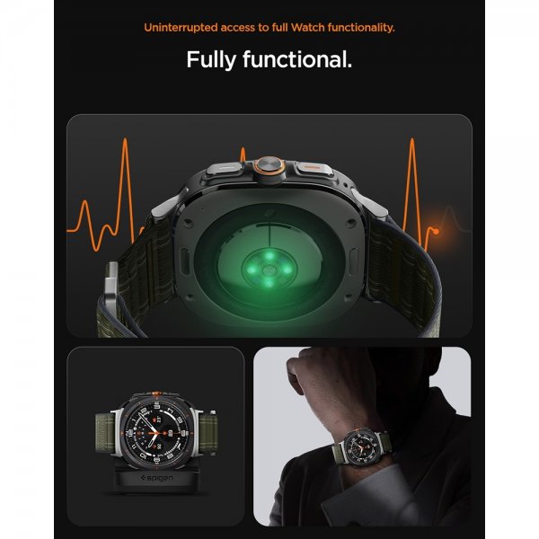 Spigen Samsung Galaxy Watch Ultra 47mm Rem WBF0 Grøn