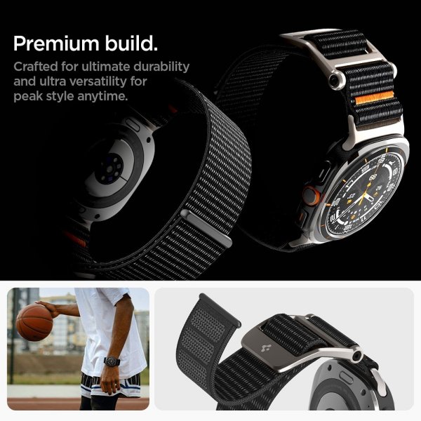 Spigen Samsung Galaxy Watch Ultra Rem DuraPro Flex Sort